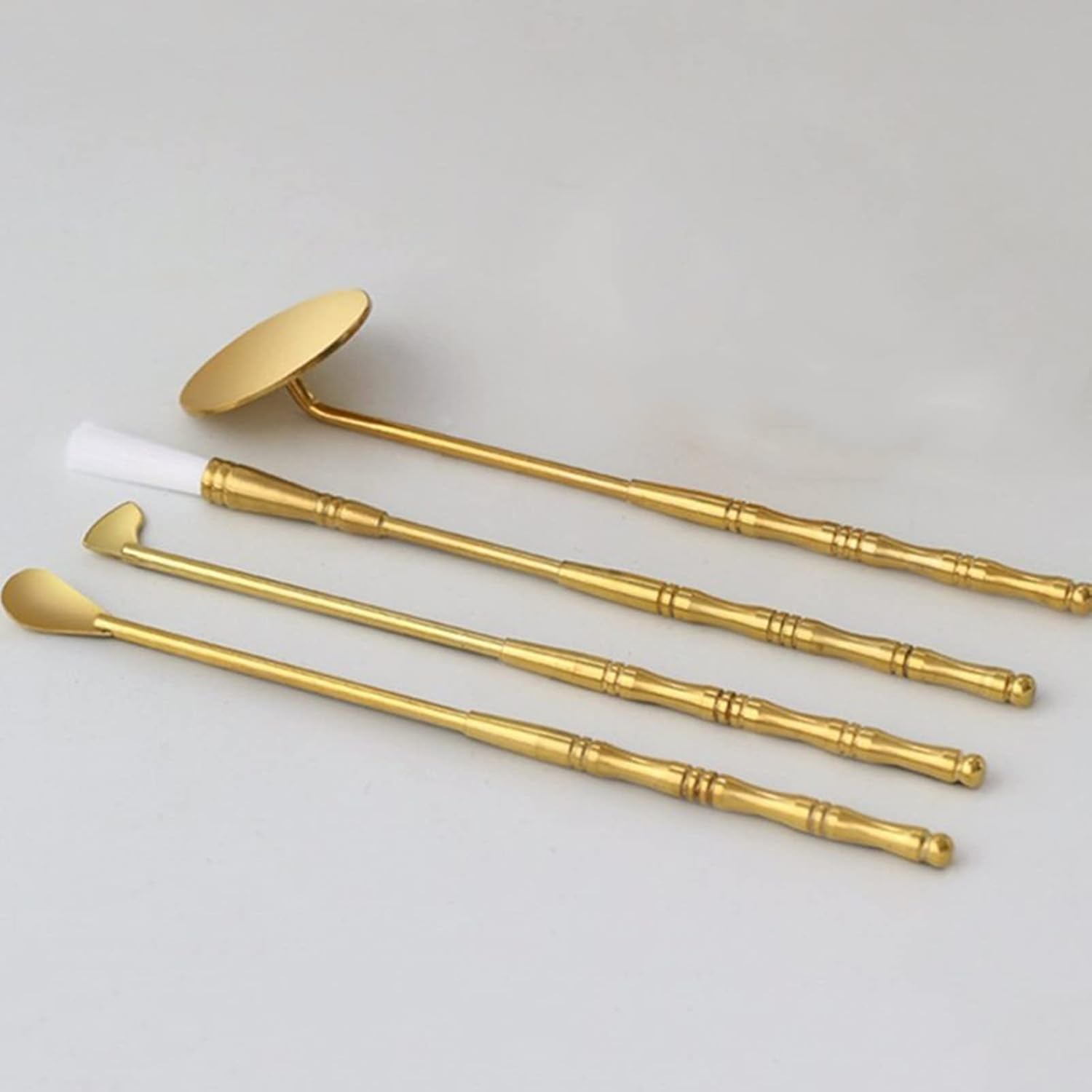 11 Pcs Brass Incense Making Kit with Mold Spoon Press Shovel Brush Bottle