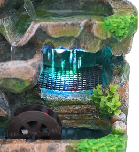 Indoor Relaxation Desktop Fountain with LED Light