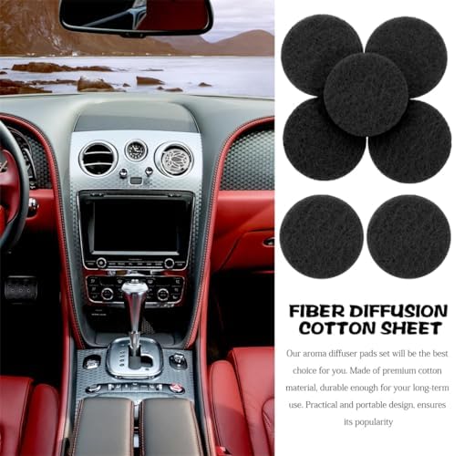 IMIKEYA 100pcs Essential Oil Diffuser Pads for Necklace and Car