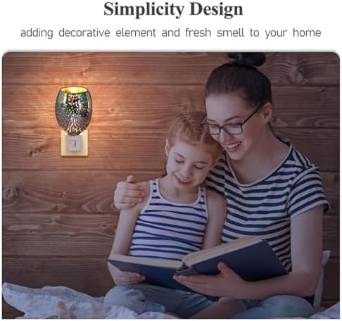 Hyuduo Plug in Wax Melter Night Light Home Decor