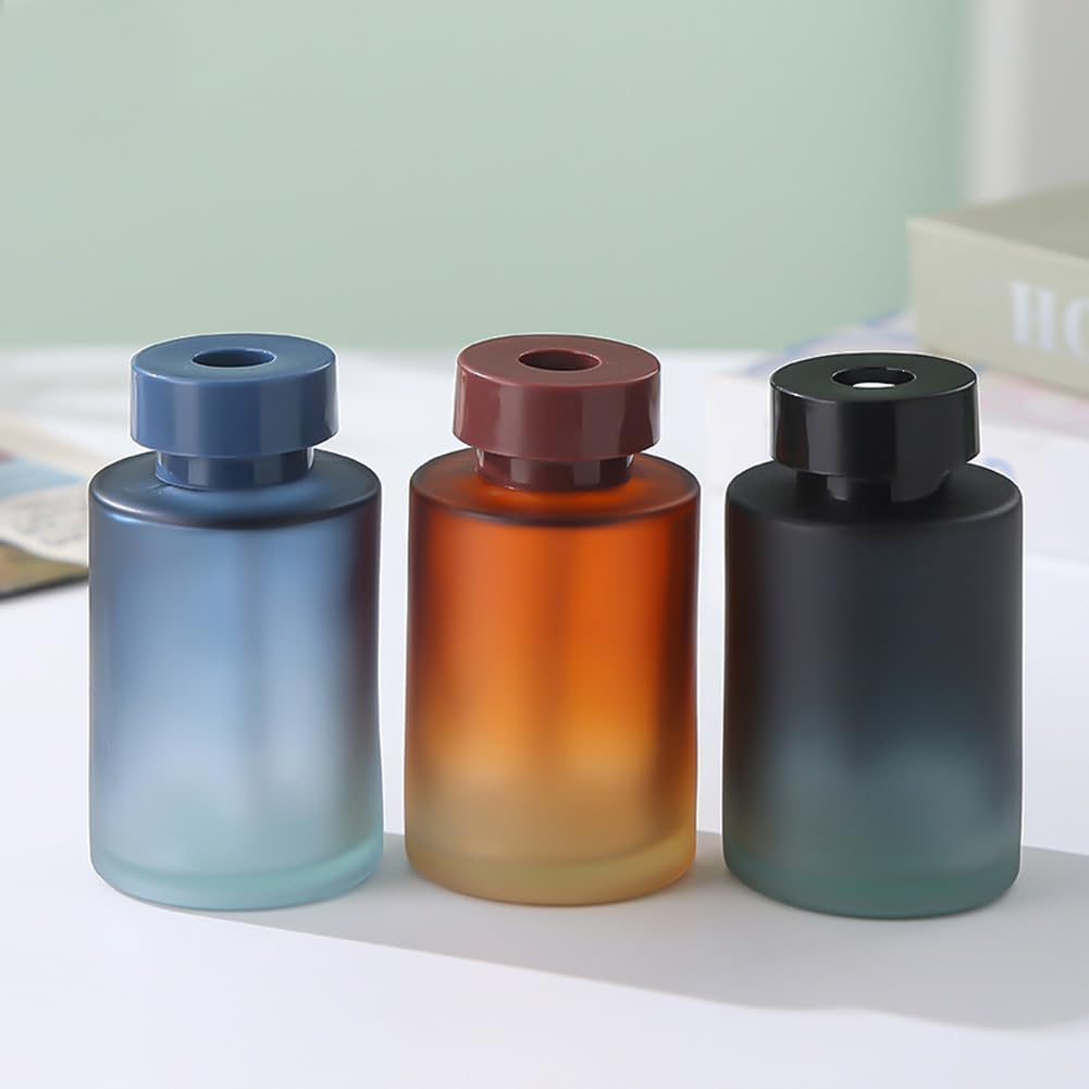 VASANA 120ML Empty Glass Diffuser Jar for Aromatherapy