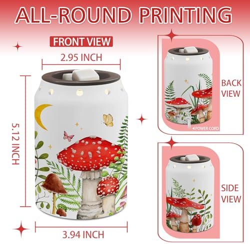 TEDDROP Mushroom Wax Melt Warmer Decor
