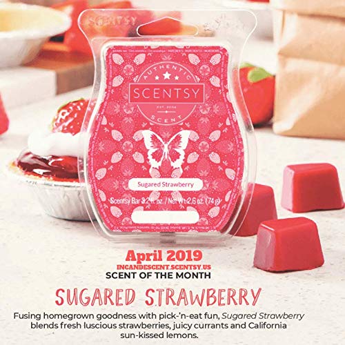 Scentsy Bar April 2019 Sugared Strawberry 32 Fl Oz
