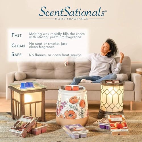 Scentsationals Copper Pumpkin Wax Melt Warmer - Fall Themed