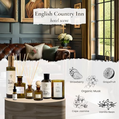 Pristine Hotel-Inspired Wardrobe Diffuser Set Fresh Strawberry Vanilla Musk Fragrance