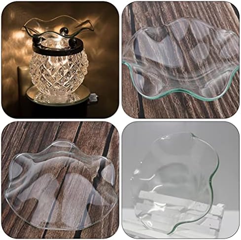 DOITOOL 2Pcs Replacement Glass Wax Melter Bowl for Fragrance Oil Warmer