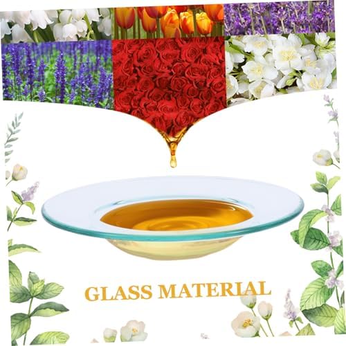 HOMSFOU 2 Pc Wax Heater Liner Oil Warmer Dish