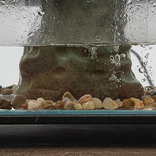 CNCEST Tabletop Water Fountain with LED Light