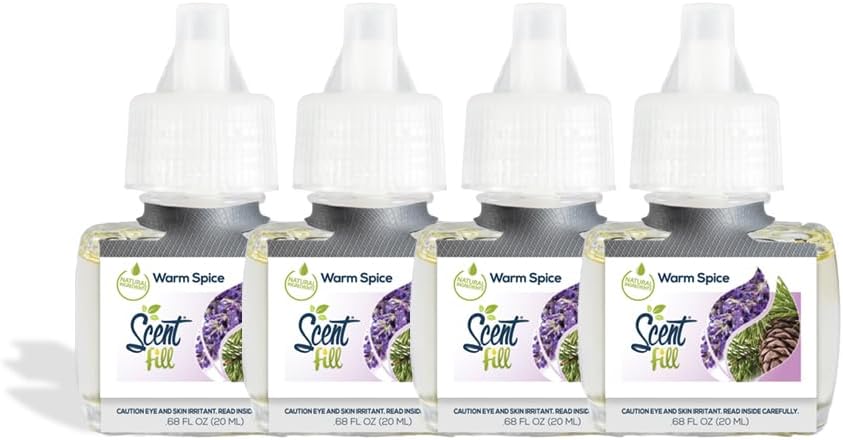 Scent Fill Warm Spice Plug In Air Freshener 4 Refills