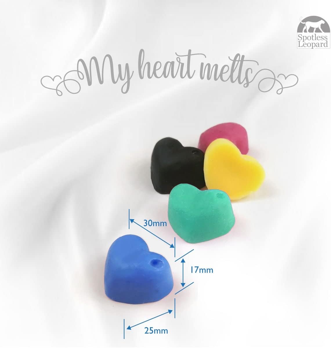 Mixed Scents Heart Shaped Wax Melts Set of 16