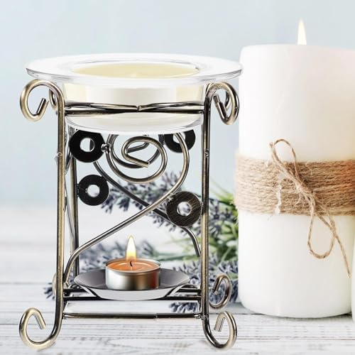 2Pcs Glass Wax Warmer Dish Replacement for Electric Aromatherapy Burner