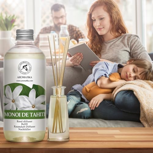 AROMATIKA Monoi de Tahiti 17 Fl Oz Floral Diffuser Refill