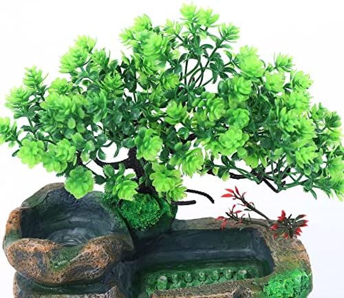 DDBESSIC Rockery Stream Tabletop Fountain with LED Light