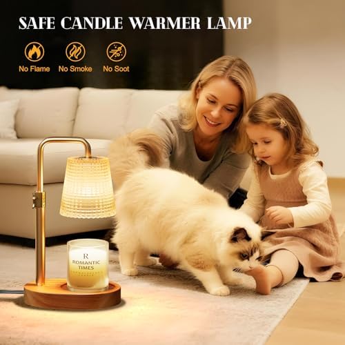 Aluminum Candle Warmer Lamp with Timer Dimmer