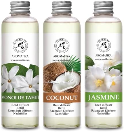 Jasmine Reed Diffuser Refill - Fresh Long Lasting Aroma