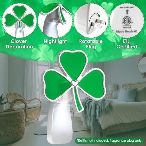 Hohean Wall Fragrance Plug In with Night Light