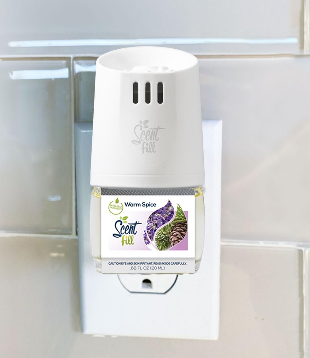 Scent Fill Warm Spice Plug In Air Freshener 4 Refills