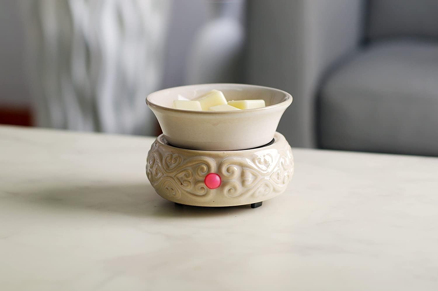 Hosley Cream Ceramic Electric Warmer