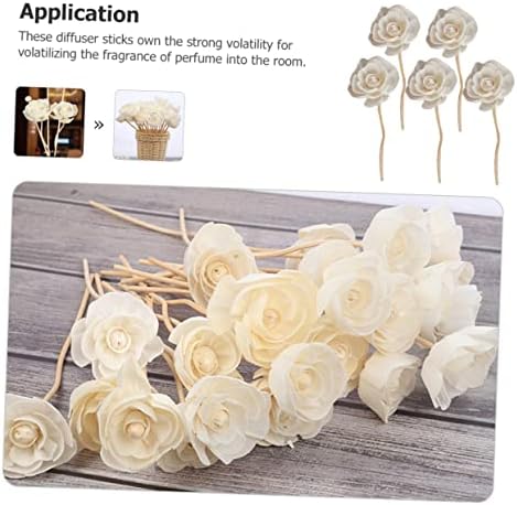 Healifty 5PCS Wicker Diffuser Sticks for Home Fragrance