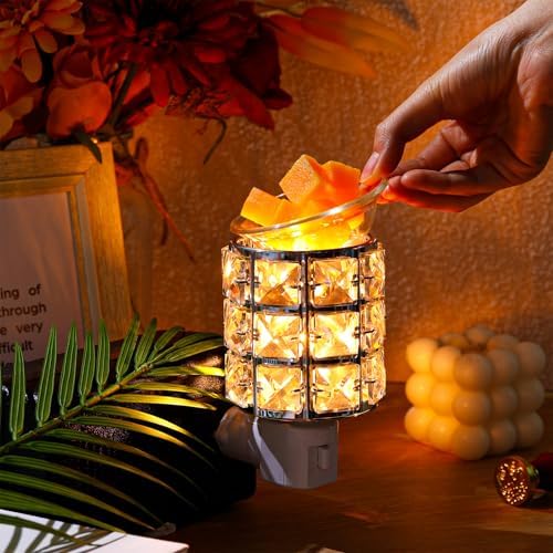 4 Pcs Wall Plug In Wax Warmer Crystal Fragrance Diffuser