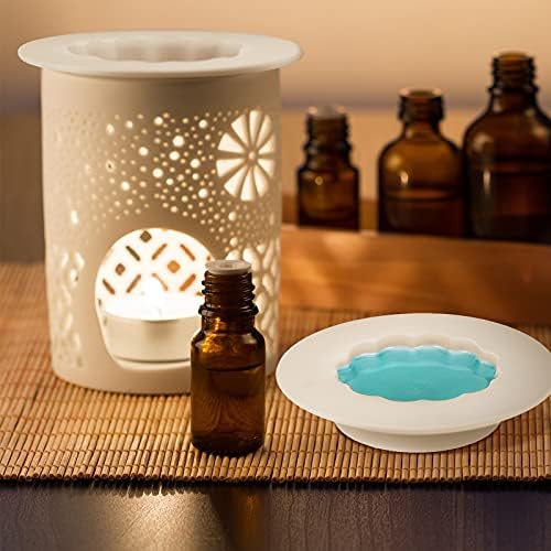 4 Piece Silicone Wax Melt Liners Reusable Candle Holders
