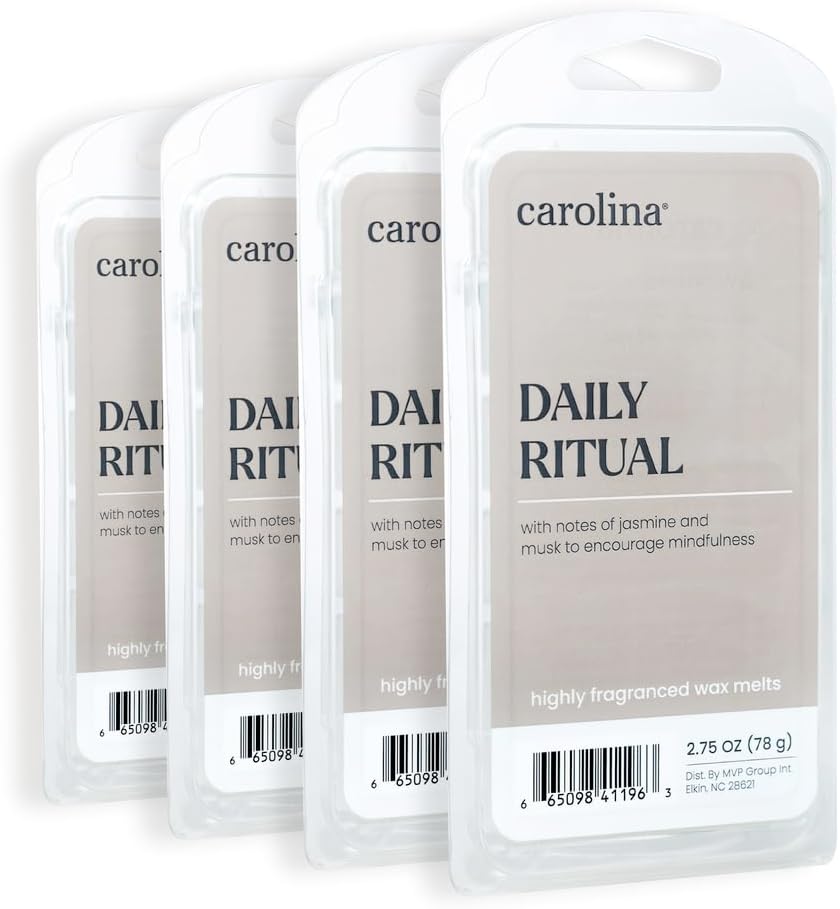 CAROLINA Daily Ritual Scented Wax Melts 4 Pack