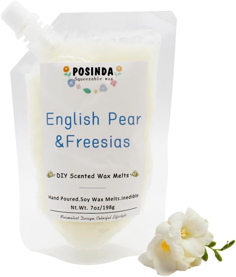 1pc 7oz English Pear Freesia Squeezable Wax Melts