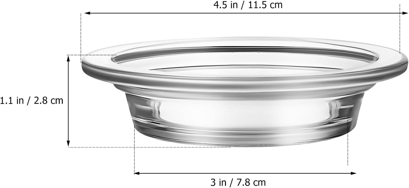 Gatuida 2pcs Glass Fragrant Oil Warmer