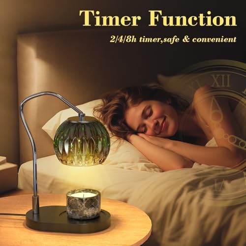 Candle Warmer Lamp with Timer and Dimmer for Jar Candles