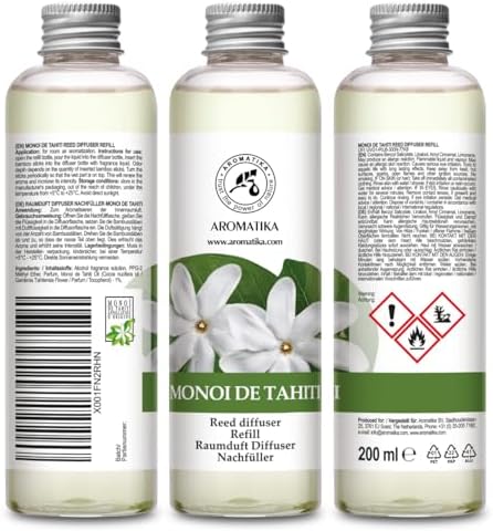 Jasmine Reed Diffuser Refill - Fresh Long Lasting Aroma