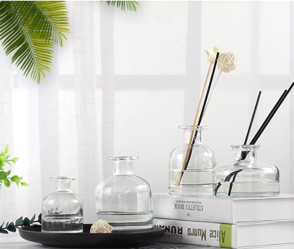 150ml Clear Glass Diffuser Jar with Frosted Top