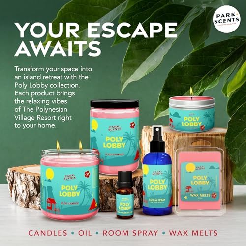 Park Scents Poly Lobby Luxury Hotel Candle Wax Melts 3 Pack