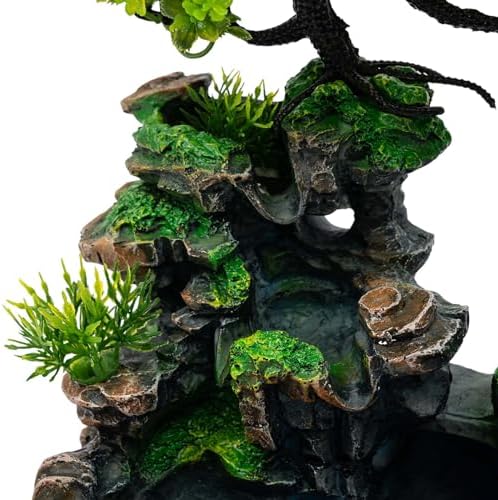 TBVECHI Tabletop Fountain with LED and Humidifier