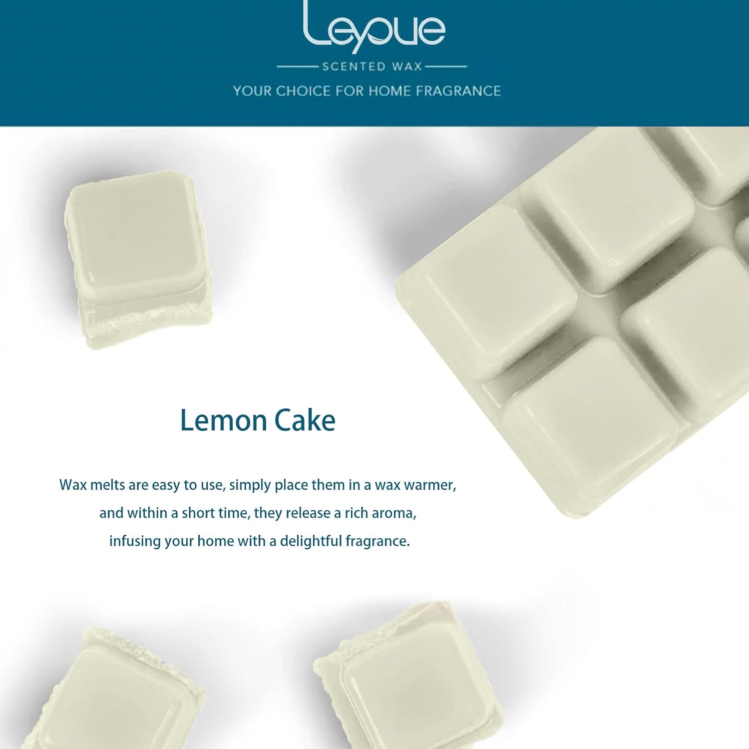 Set of 4 Lemon Cake Scented Wax Melts