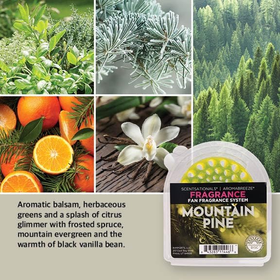 Scentsationals AromaBreeze Mountain Pine Wax Discs