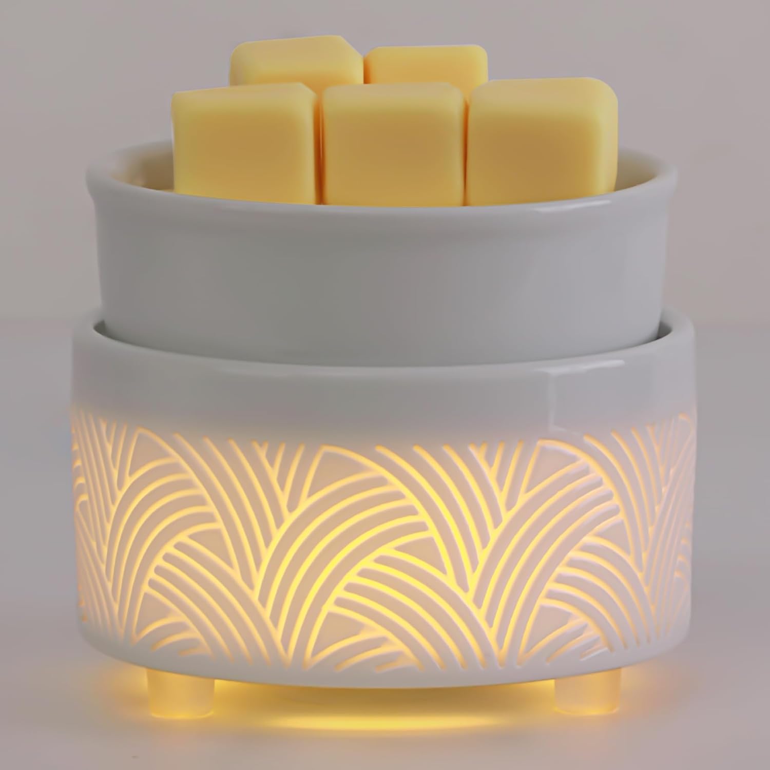 Geronland 3-in-1 Electric Wax Melt Warmer Ceramic