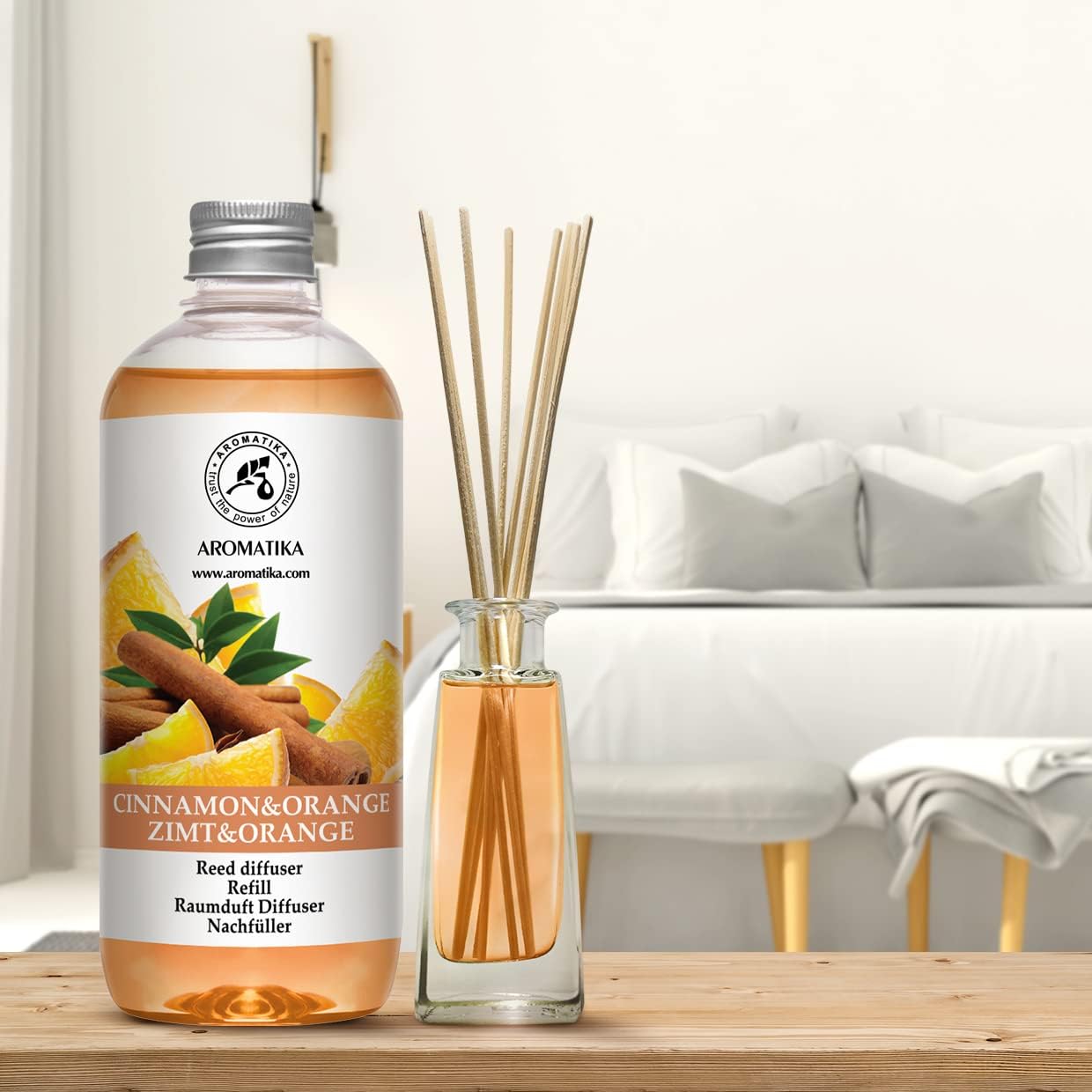 Cinnamon Orange Diffuser Refill 17 Fl Oz Natural Aroma