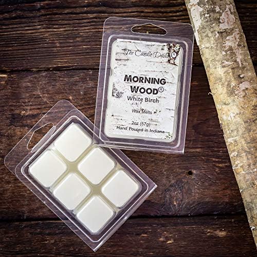 Morning Wood Funny White Birch Wax Melt 2 Oz 6 Cubes Pack