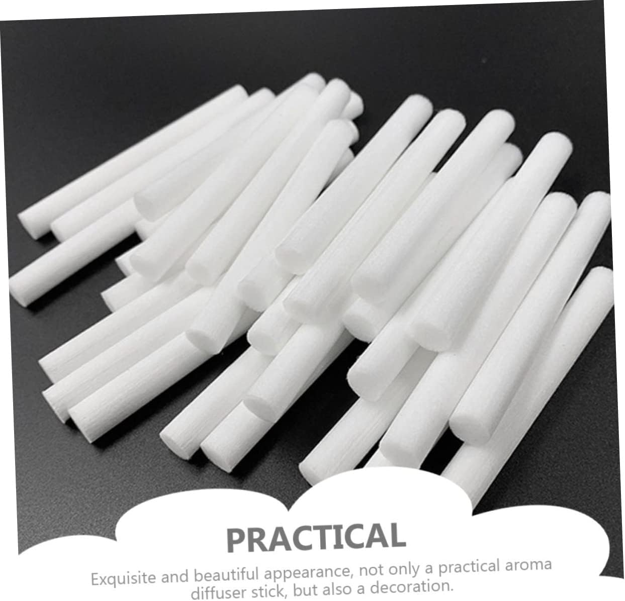 10pcs White Aroma Diffuser Sticks for Home Fragrance