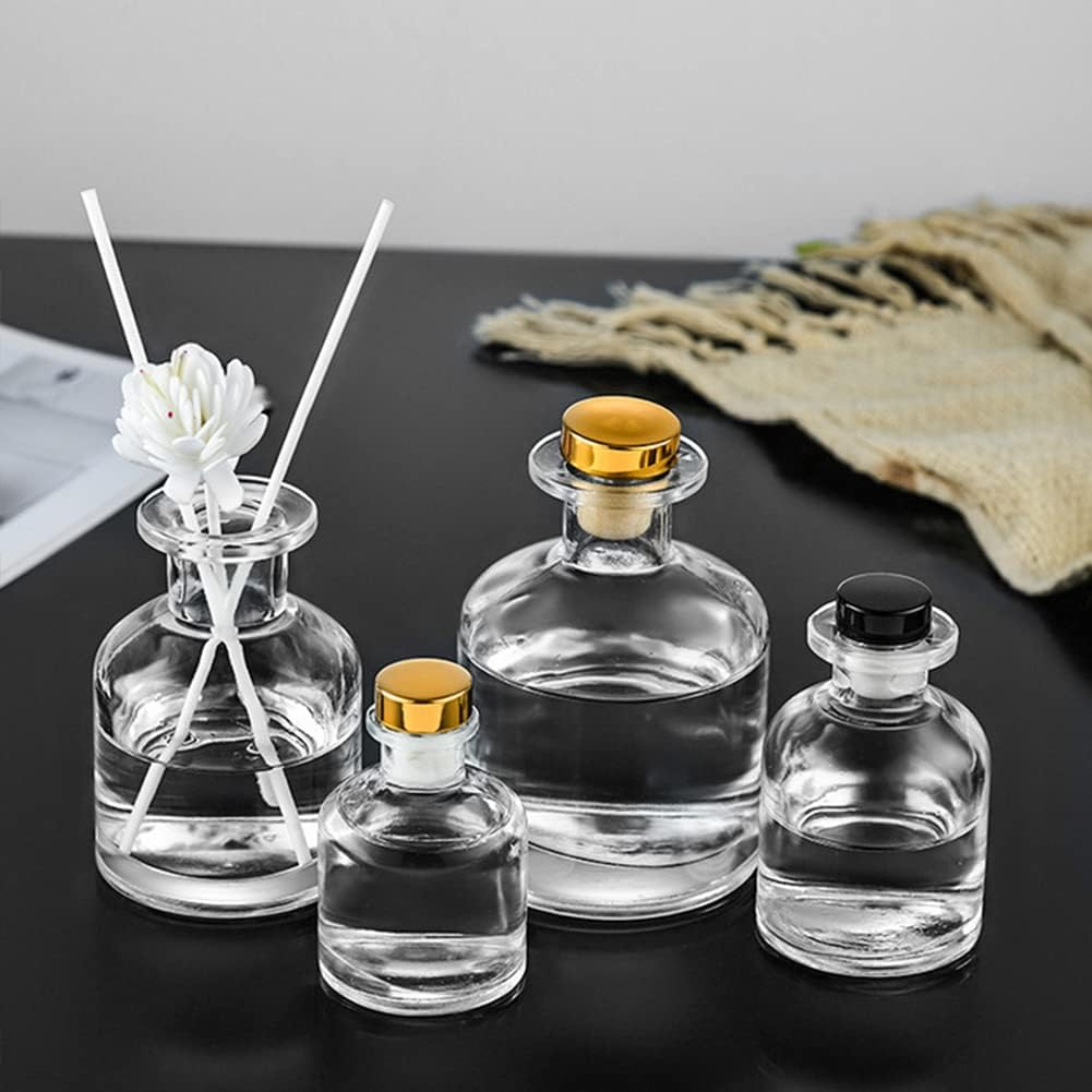 150ml Clear Glass Diffuser Jar with Frosted Top