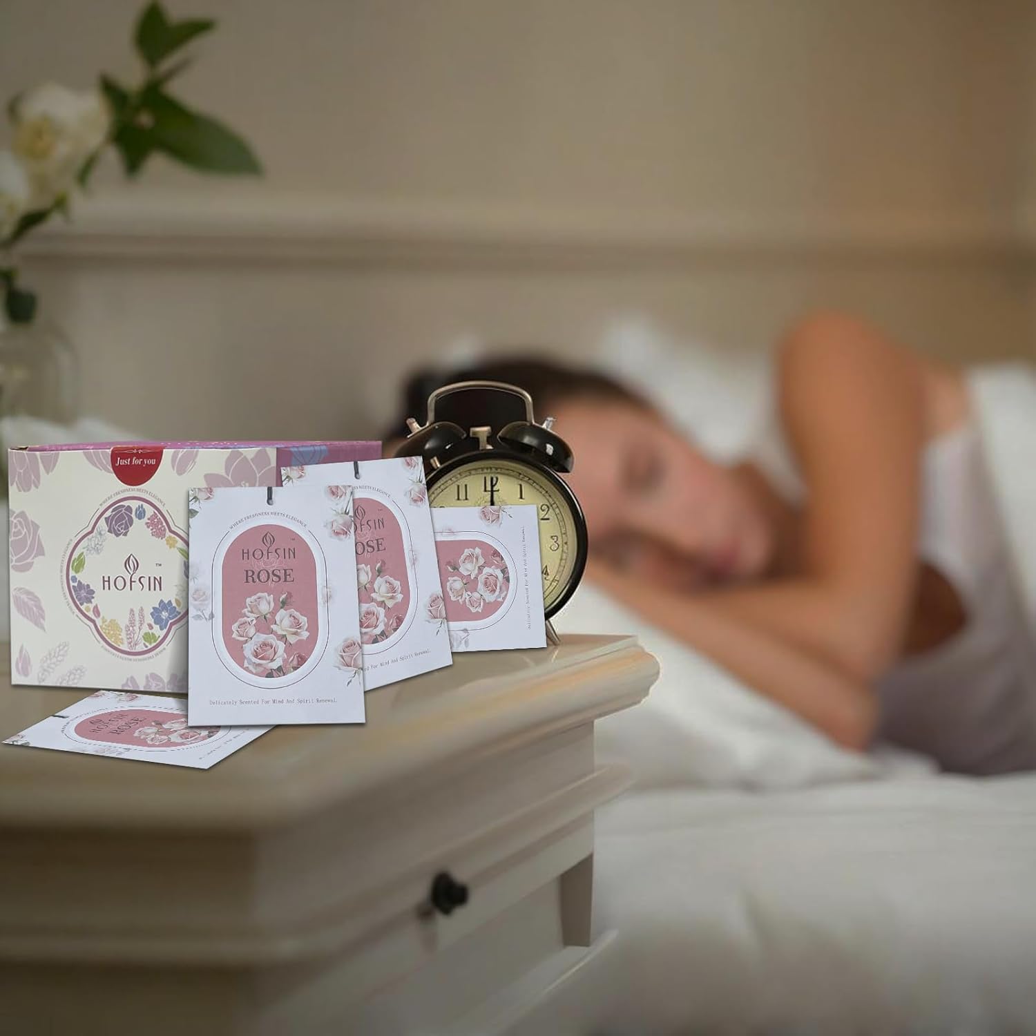 12 Pack Jasmine Scented Sachets for Closets and Drawers