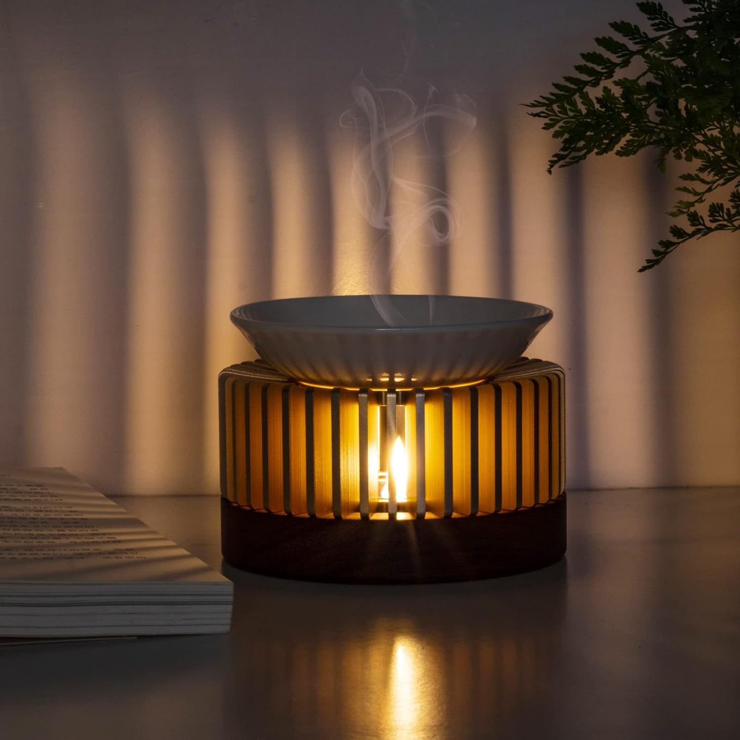 Essential Oil Diffuser Burner with Tea Light Holder