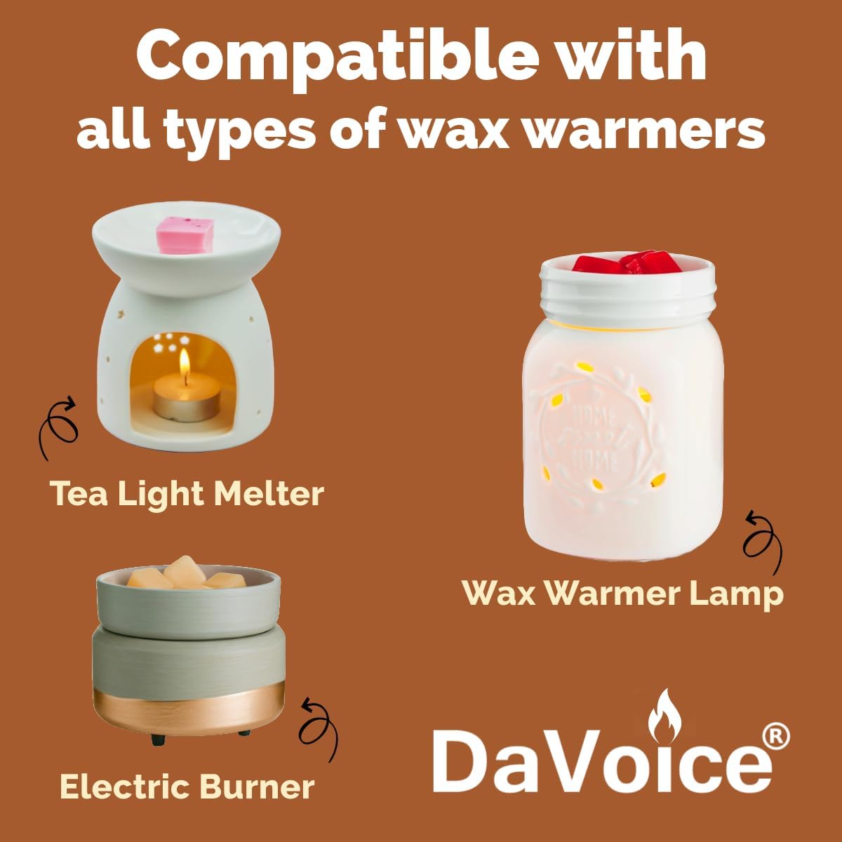 DaVoice Premium Soy Wax Melts for Christmas Warmers
