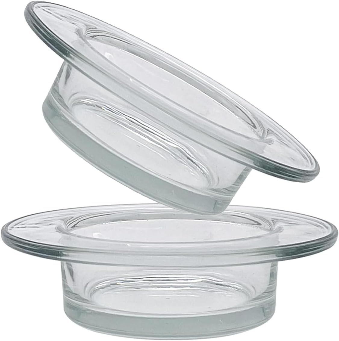 2Pcs Glass Wax Warmer Dish Replacement for Electric Aromatherapy Burner