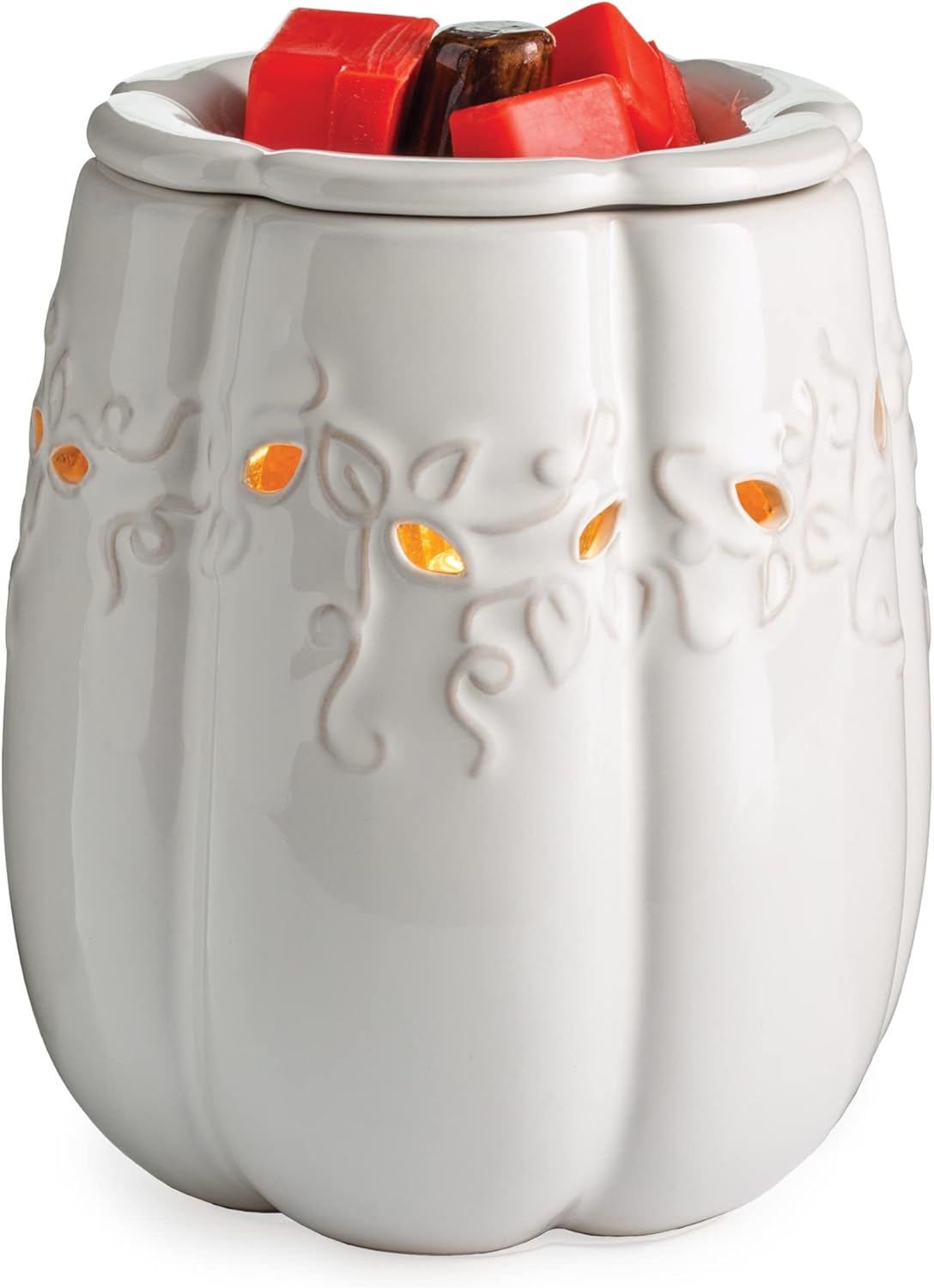 Candle Warmers Etc White Pumpkin Warming Warmer