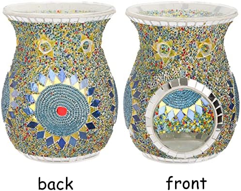 Lyellfe 2 Pack Mosaic Glass Diffuser