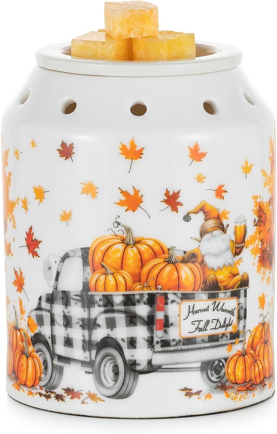 Candeldo Fall Wax Melt Warmer with 2 Light Bulbs