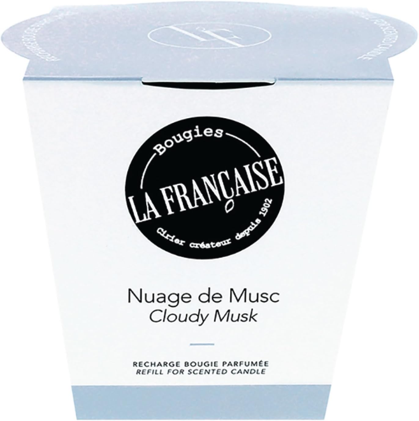 French-Made Scented Candle Refill - Cloudy Musk