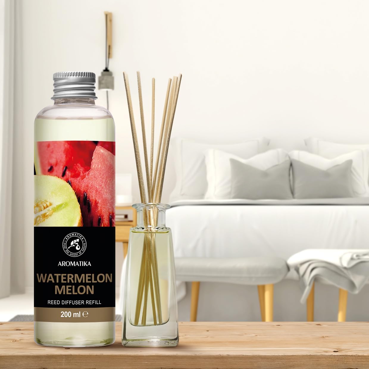 Watermelon Melon Scented Reed Diffuser Refill 68 Fl Oz