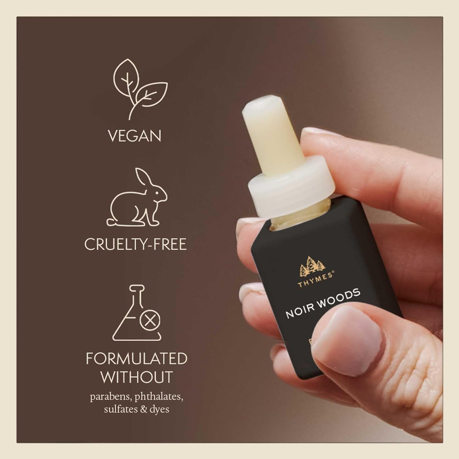 Thymes Pura Refills 2 Pack Noir Woods